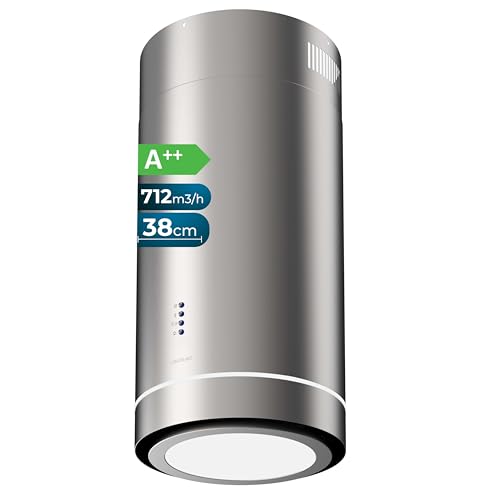 Cecotec - Bolero Flux Ire 388000 38cm A++ Stainless Steel Cooker Hood, 800 m3/h