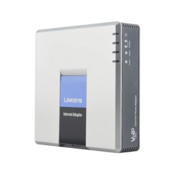 Cuifati - VoIP Gateway 2 Ports Adapter, SIP V2 Support, Includes Network Cable