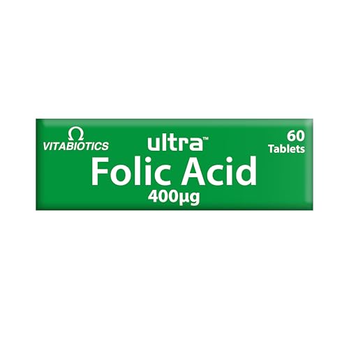 Vitabiotics Ultra Folic Acid 400ug with Vitamin B12. 60 Tablets - Medaid International