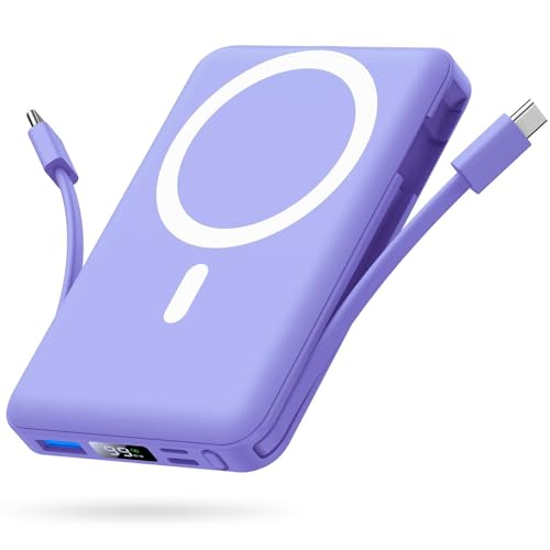 Yiisonger - Magnetic 10000 mAh Wireless Power Bank with Quick Charge & LED Display