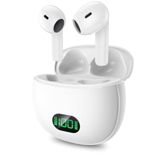 Eisreho - Wireless Bluetooth 5.3 In-Ear Headphones with 30H Playtime & 4 Mics