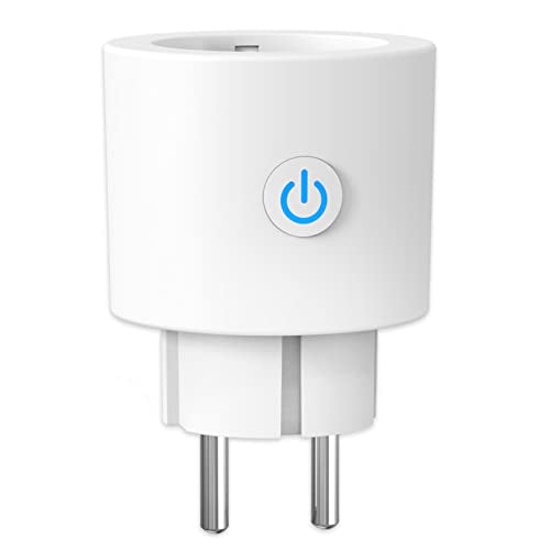 Antela - 16A WiFi Smart Plug with Timer, Energy Meter, Alexa & Google Home Compatible