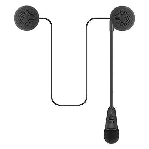 Obest - Bluetooth 5.0 Motorcycle Helmet Headphones, Hands-Free, Dual Connect