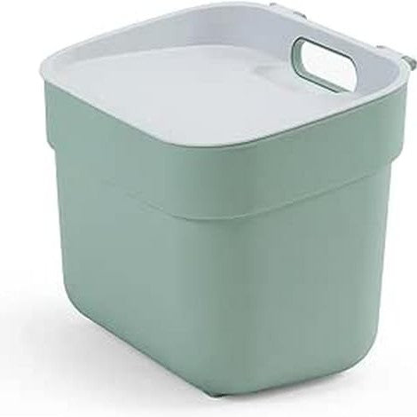 Curver - 5L Compost Bin with Wall Bracket, 100% Recycled, Space-Saving Design