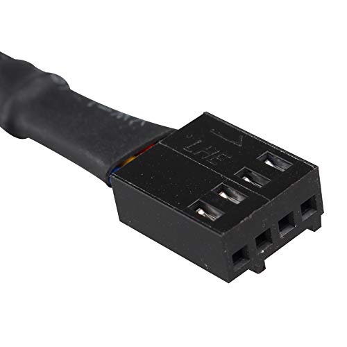 Generic - 2 Pack 4 Pin PWM Fan Hub for CPU & Case Fans, Multi Splitter Adapter