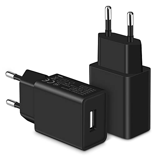 MatauMahi - Safe USB Adapter Charger 2 Pieces, Low Temperature, 5V 1A Output