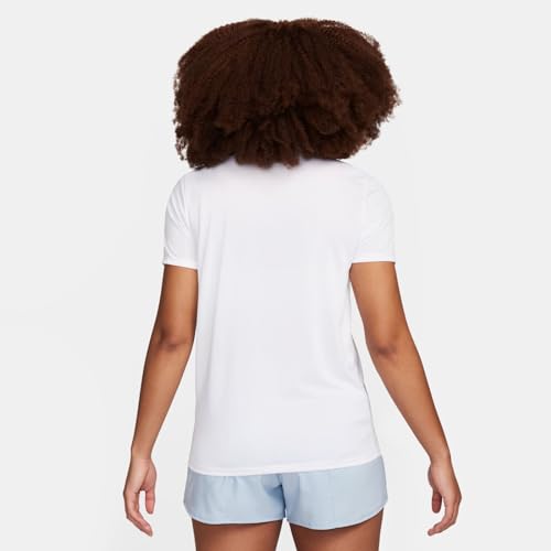 Nike Women's Dri-Fit Legend T-Shirt, White/Black, Medium - Medaid International