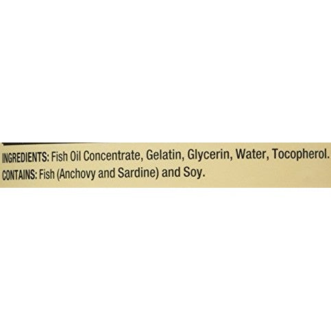 Kirkland Signature Omega-3 Fish Oil Concentrate, 800 Softgels, 1000 mg Fish Oil with 30% Omega-3s (300 mg) - Medaid International