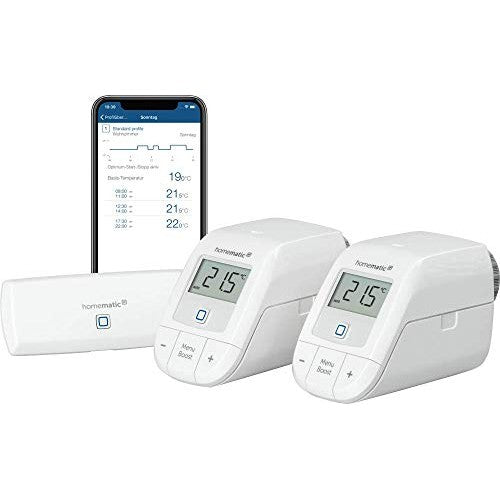 Homematic IP - Smart Home Heating Starter Set with WiFi, App Control & Alexa Integration