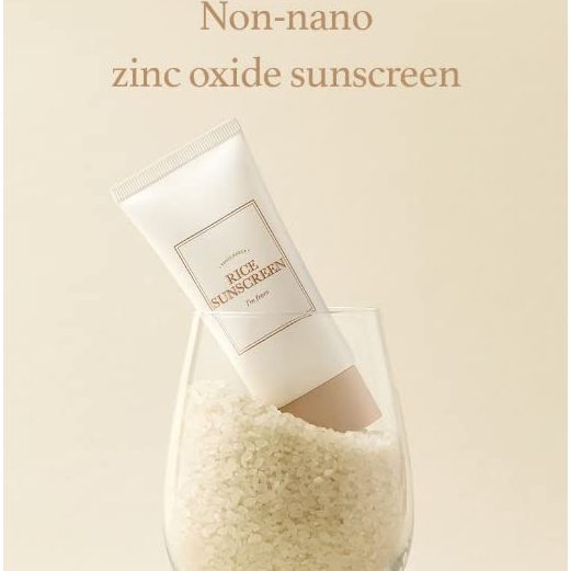 [I'm from] Rice Sunscreen 50ml, Physical, rice extract 41%, Non-nano zinc oxide, Reef friendly, skin sun protection - Medaid International