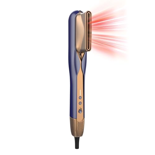Cecotec - 2-in-1 Hair Straightener & Dryer, 1000W, Digital Motor, Blue