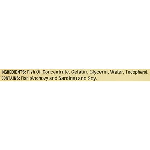 Kirkland Signature Natural Fish Oil Concentrate with Omega-3 Fatty Acids - 400 Softgels (Pack of 2) - Medaid International
