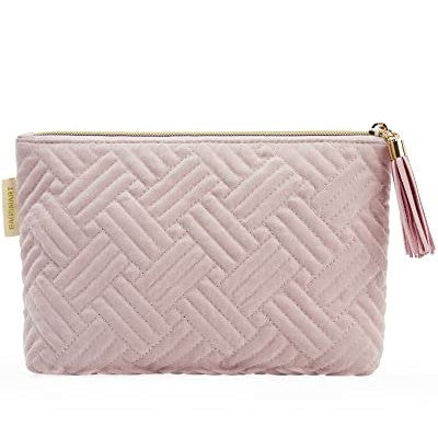 Bagsmart - Elegant Small Cosmetic Bag, Waterproof Makeup Organizer, Zipper Pouch, Great Gift for Women