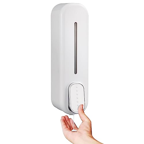 Tissting - Wall Mounted Soap Dispenser 300ml for Hand Soap, Shampoo, Conditioner