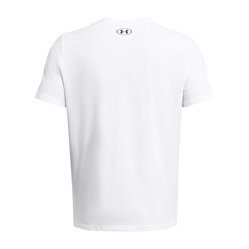 Under Armour Men's Global Foundation Short Sleeve T Shirt, (100) White / / Black, Large - Medaid International
