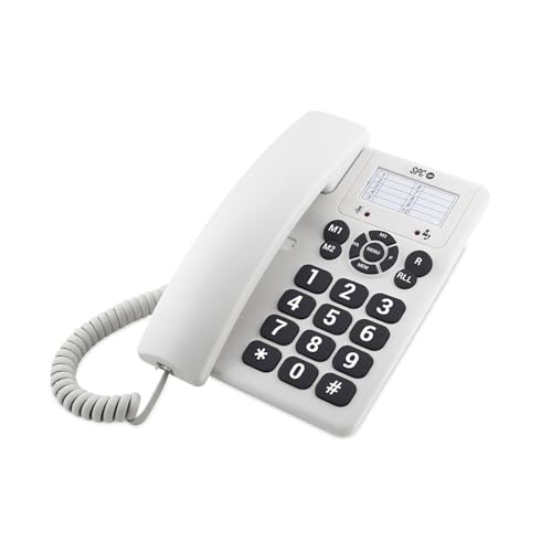 Spc - Original Corded Phone with Large Keys, 3 Direct Memories, High Ringer Volume