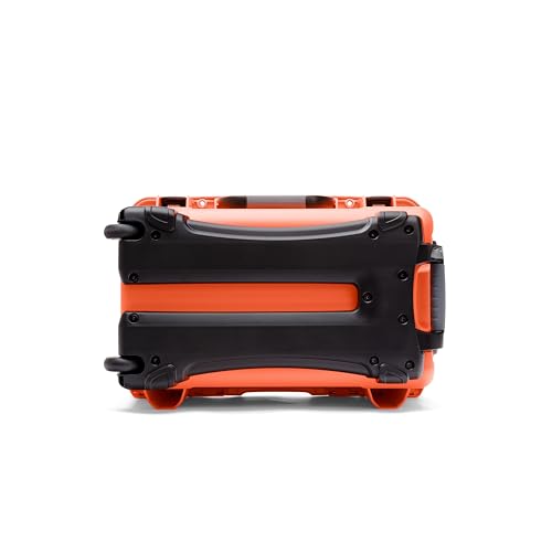 NANUK 938 Survival Gear Storage Case w/Wheels-for Preppers, Survivalist, First Aid and Emergencies - Waterproof, Dustproof, and Impact Resistant-Empty (Orange)
