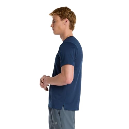 New Balance Men's Sport Short Sleeve T-Shirt, Nb Navy, Large - Medaid International