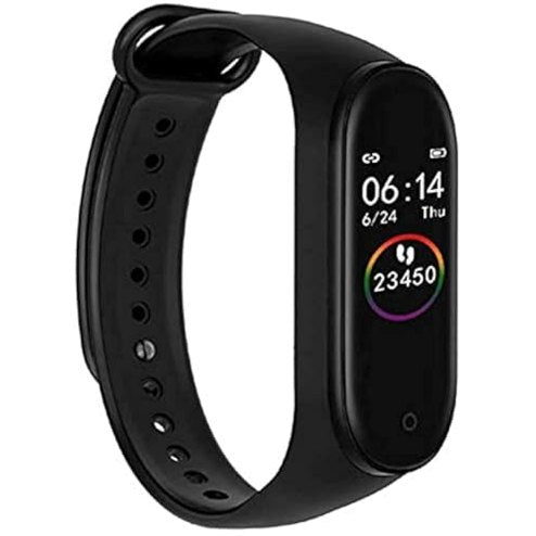 Smart Bracelet - M4 Fitness Tracker with Heart Rate Monitor, Waterproof, Notifications