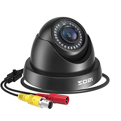 ZOSI - 2.0MP FHD 1080p Dome Camera with 80ft IR Night Vision & 105° Wide Angle