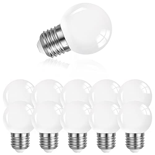Belaufe - E27 LED Globe Bulb 3W, 3000K Warm White, Non-Dimmable, Pack of 10