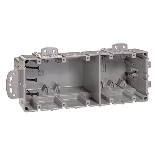 Southwire MSBMMT5G 5 Gang Multi Mount Device Box with Depth Adjustable; Heavy Duty 42lb ; Gray - Medaid International