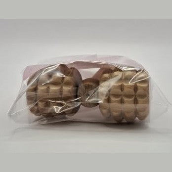 tuuli Accessories - T-Shape Massage Roller, Body and Face Roller, Multi-Functional Facial Massager, Helps Ease Muscle Tension and Supports Skin Health, Wooden Roller Massager Tool - Medaid International