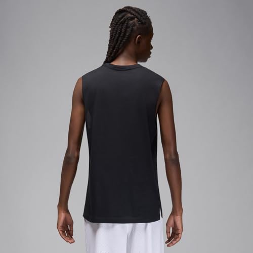 Jordan Sport Men's Dri-FIT Sleeveless Top (Black/White, FN5856-010) Size Small - Medaid International