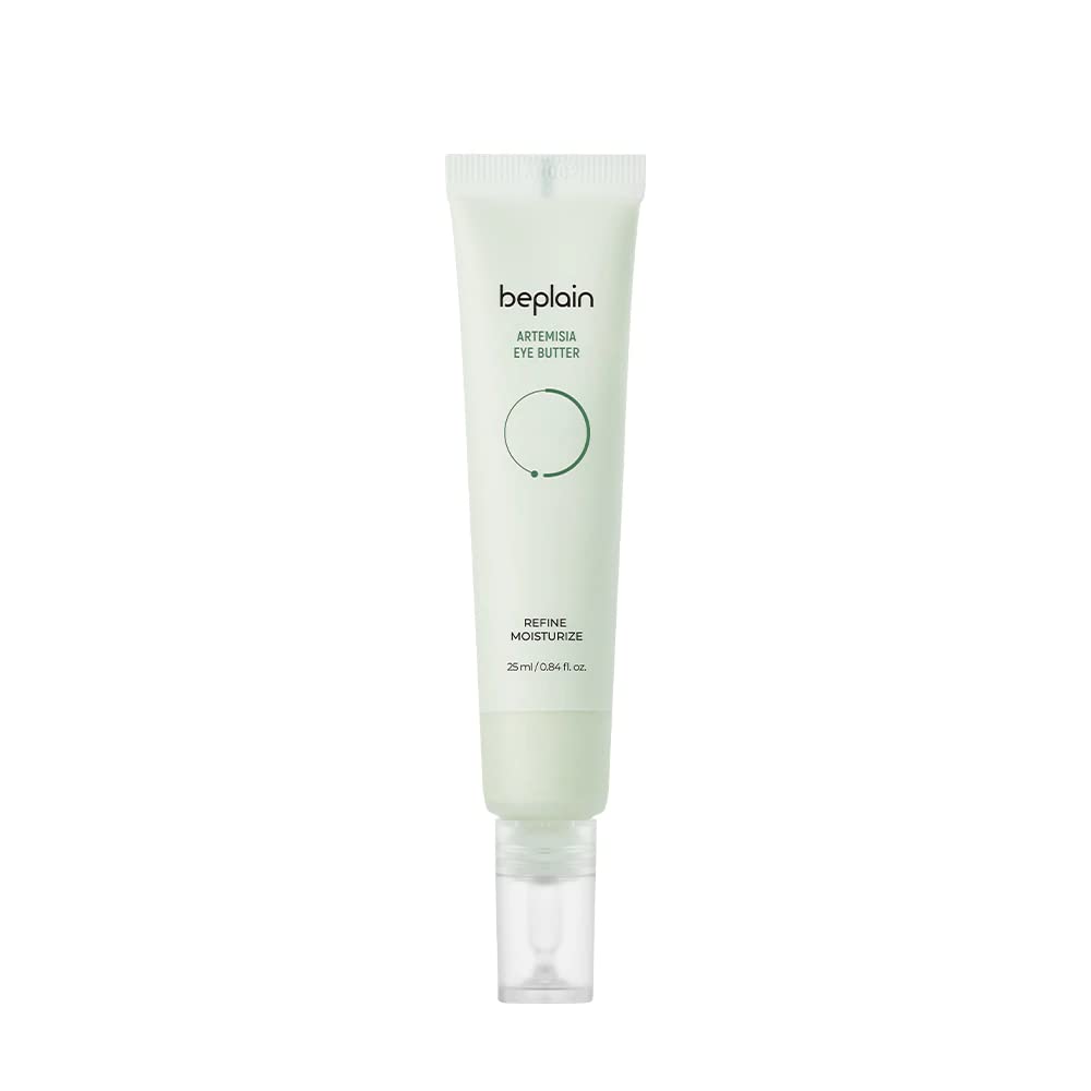 beplain Artemisia Eye Butter with Niacinamide and Adenosine for Puffy Eye Bags Fine Lines Dark Circles Wrinkles, Korean Skin Care 25ml,0.84 fl.oz - Medaid International