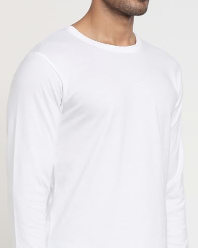 Bewakoof Men 1093_BK Casual, White 01, Large - Medaid International