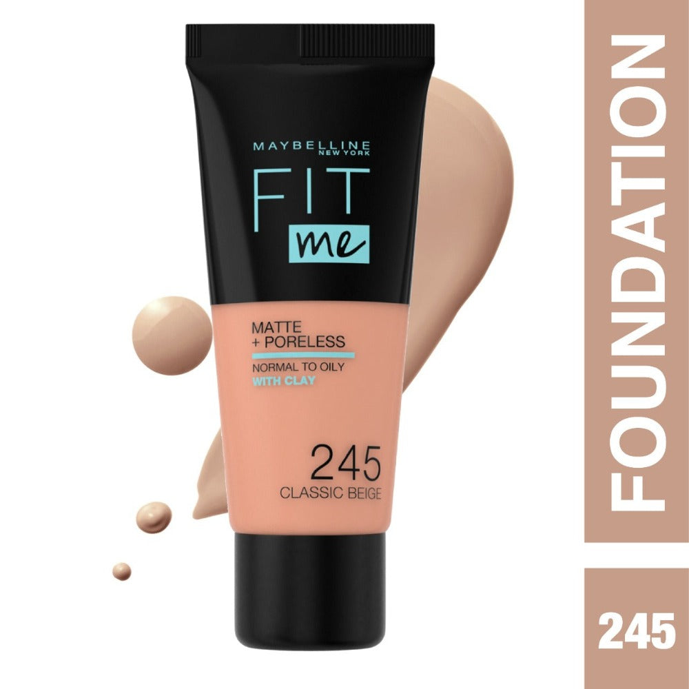 Maybelline Fit Me Matte + Poreless Liquid Foundation - 30 ml - Medaid International