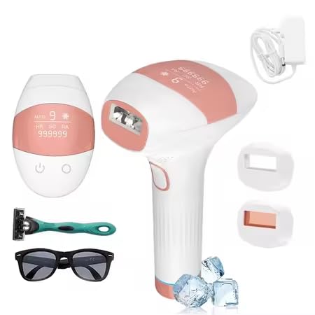 NOVANYX™ Next-Gen Permanent ICE-COOL IPL Laser – Revolutionary Painless Hair Removal with 45°F ChillTouch™ | 3-Week Transformation | Full Body, Face & Bikini | Ultimate Glow | Limited Edition - Medaid International