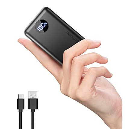 Coolreall - 20000mAh Portable Charger with 22.5W Fast Charging & LED Display