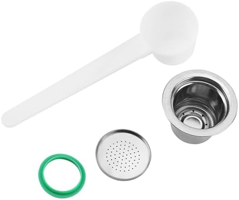 Stainless Steel Coffee Capsule Reusable, Refillable Nespresso Compatible, Premium Capsule with Compact Design for Coffee Machine|B0H2GJHRX4