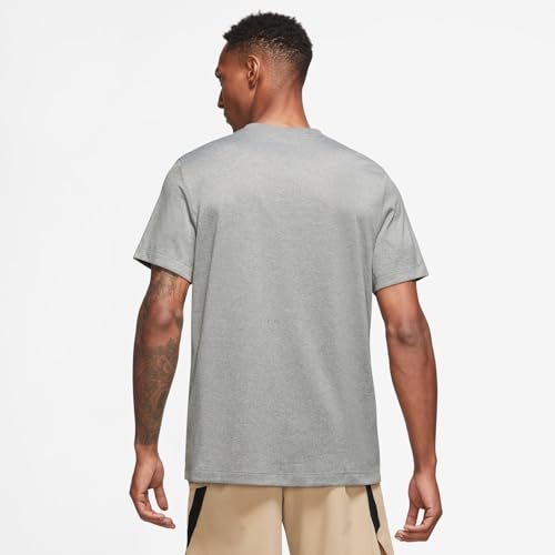 Nike Men's Dri-Fit Legend Fitness T-Shirt, Tumbled Grey/Flt Silver/Heather/Black, X-Large - Medaid International