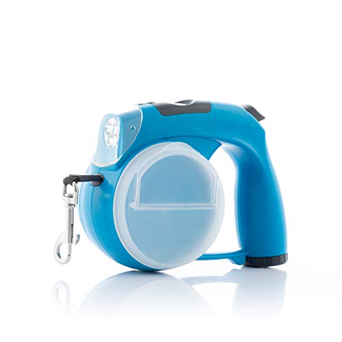 InnovaGoods - Retractable Dog Lead 6 in 1 with Torch & Pocket Compartment