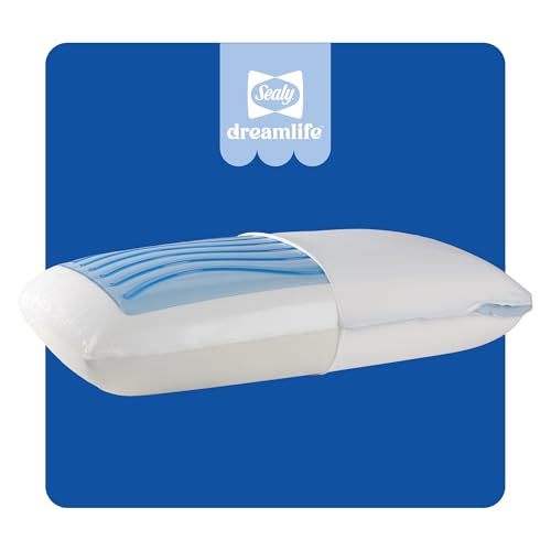 SEALY Dreamlife Memory Foam, Standard Pillow, White - Medaid International