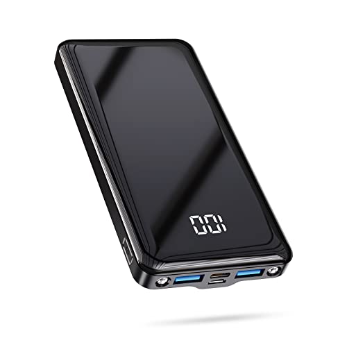 AMZ - Portable 12000mAh Power Bank With Fast Charging, Slim Design