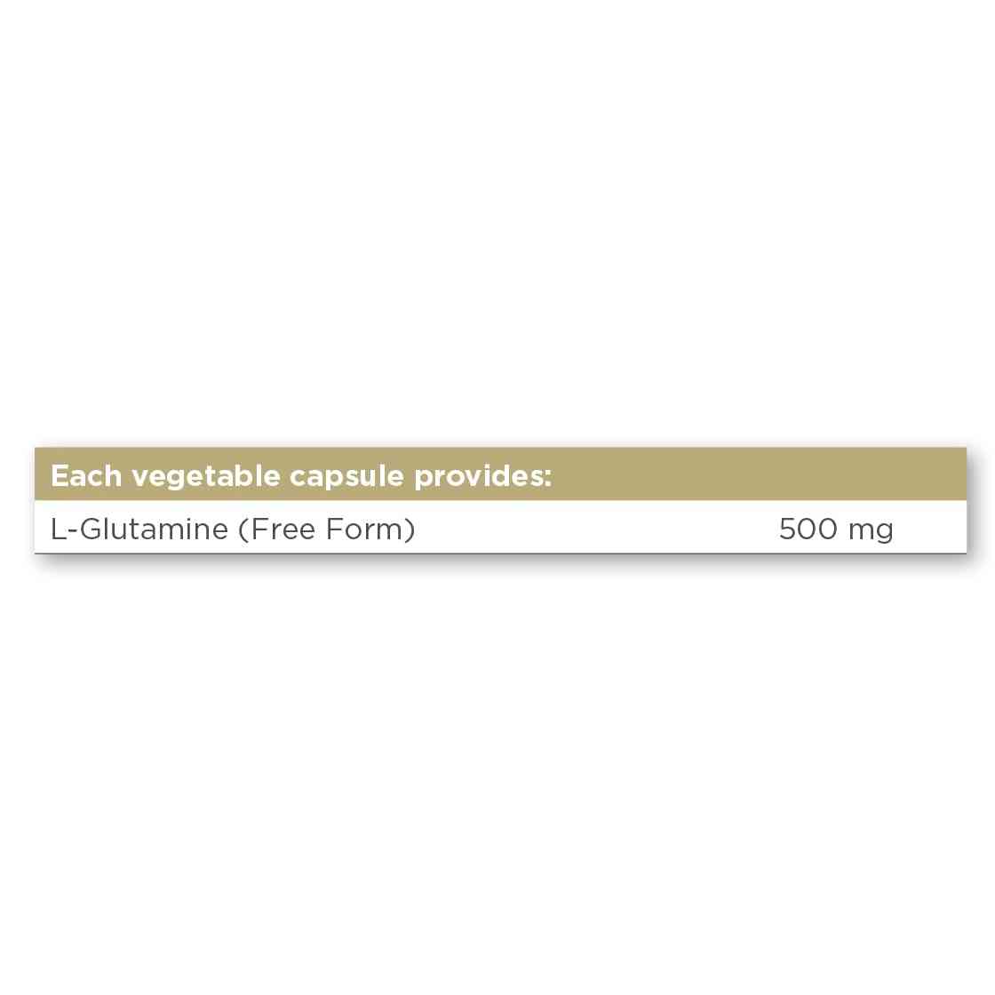 Solgar L-Glutamine 500 mg, 250 Vegetable Capsules - Natural Muscle Food - Promotes Gastrointestinal (GI) Health - Supports Brain Health - Non-GMO, Vegan, Gluten Free, Dairy Free - Medaid International