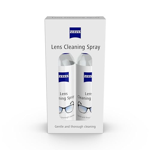 ZEISS Lens Cleaning Spray, Twin Pack for Cleansing Optical Surfaces, Glass and Plastic Cleaner, for Glasses, Spectacles, Cameras, Microscopes, Digital Screens and Ski Goggles (2 x 120 ml Sprays) - Medaid International