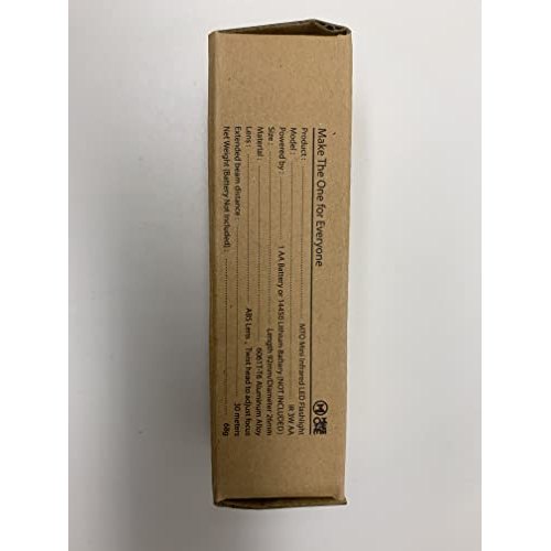 Maketheone IR Torch 3 Watt 850NM Infrared Light Night Vision Flashlight Torch - Infrared Light is Invisible to Human Eyes - to be Used with Night Vision Device (NOT Include Battery) - Medaid International