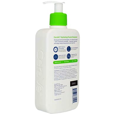 CeraVe Hydrating Cleanser for Normal to Dry Skin with Hyaluronic Acid