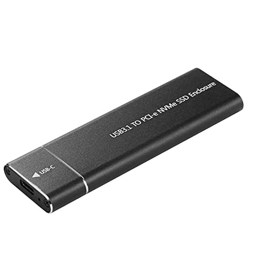 Voocme - NVME SSD Enclosure, USB C Adapter, 10Gbps Speed, M.2 PCIe Support