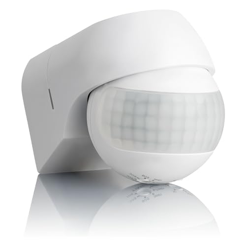 Sebson - Outdoor PIR Motion Sensor IP44, 12m Range, Wall Mounted, LED Compatible