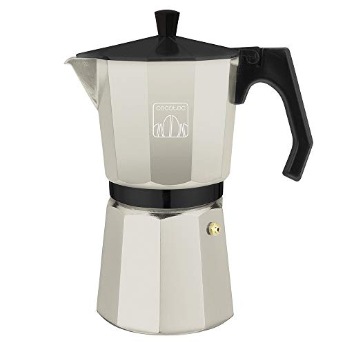 Cecotec - Italian Mokclassic Coffee Maker 9 Cups, Aluminium, Ergonomic Handle, All Hobs