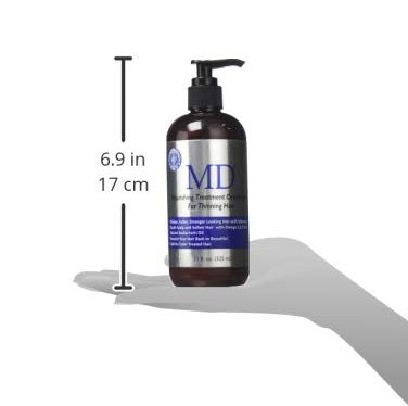 MD Nourishing Treatment Shampoo & Conditioner – Hair Strengthening System with Sacha Inchi, Wheat Protein & StimuCap – 11 fl oz Each – For Thinning Hair - Medaid International