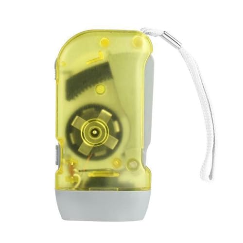 Oloneto - Hand-Pressed Self-Generating Flashlight, Portable Crank Power Supply