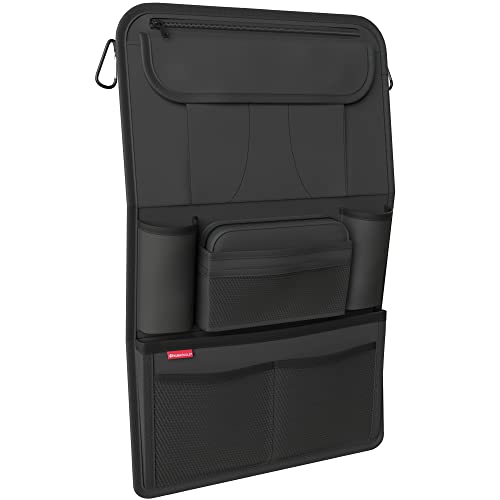 Athlon Tools - Car Seat Organizer with Tablet Holder, Reinforced Back & Pen Pocket