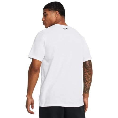 Under Armour Men's Global Foundation Short Sleeve T Shirt, (100) White / / Black, Large - Medaid International