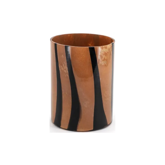 Niala Vase Brown -Lantern- Height 24cm by By-Boo